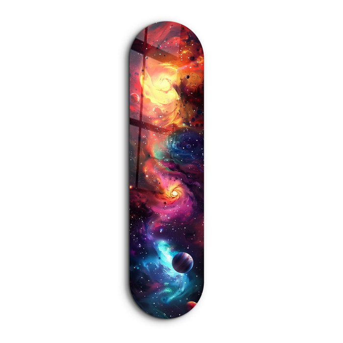 Wallity Colorful Space v2 Pintura Decorativa de Vidrio Templado Multicolor Wallity Colorful Space v2 Pintura Decorativa de Vidrio Templado Multicolor